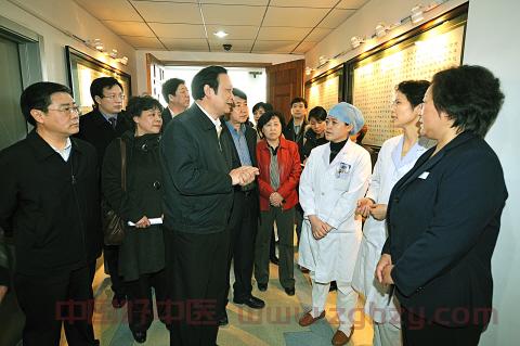 王国强调研北京中医药工作时强调：中医药服务体系建设要“舒筋活血”