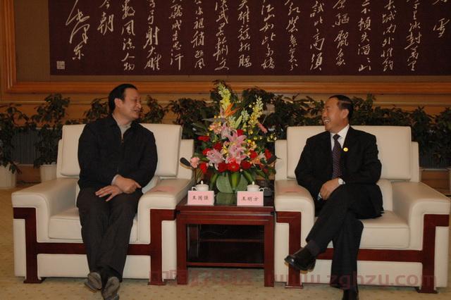 安徽省委副书记王明方、常务副省长孙志刚分别会见王国强副部长