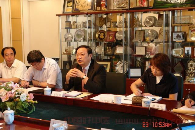 王国强会见台湾工研院考察团